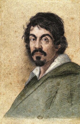 Оттавио Леони. Портрет Микеланджело Меризи да Караваджо, ок. 1621 г.