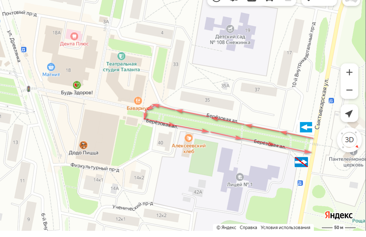    Берёзовая аллея в Петрозаводске стала односторонней freepic.com