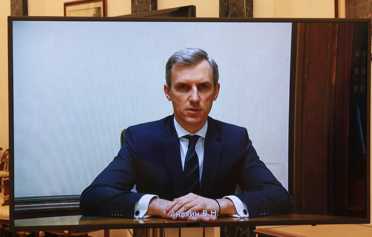    Временно исполняющий обязанности губернатора Смоленской области Василий Анохин  Михаил Метцель/POOL/ТАСС