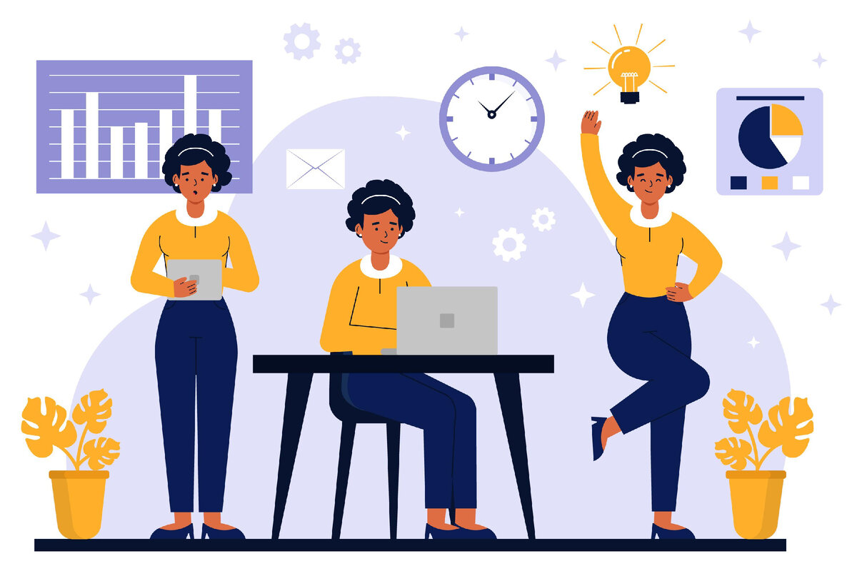 Изображение от <a href="https://ru.freepik.com/free-vector/flat-hand-drawn-multitask-business-woman-illustrated_12556108.htm#page=4&query=flat%20illustration&position=9&from_view=keyword&track=ais">Freepik</a>