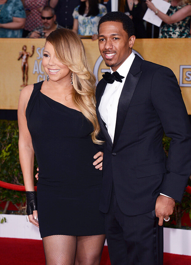 Ник и Мэрайя на красной дорожке перед расставанием. (Jordan Strauss/Invision/AP/Shutterstock)