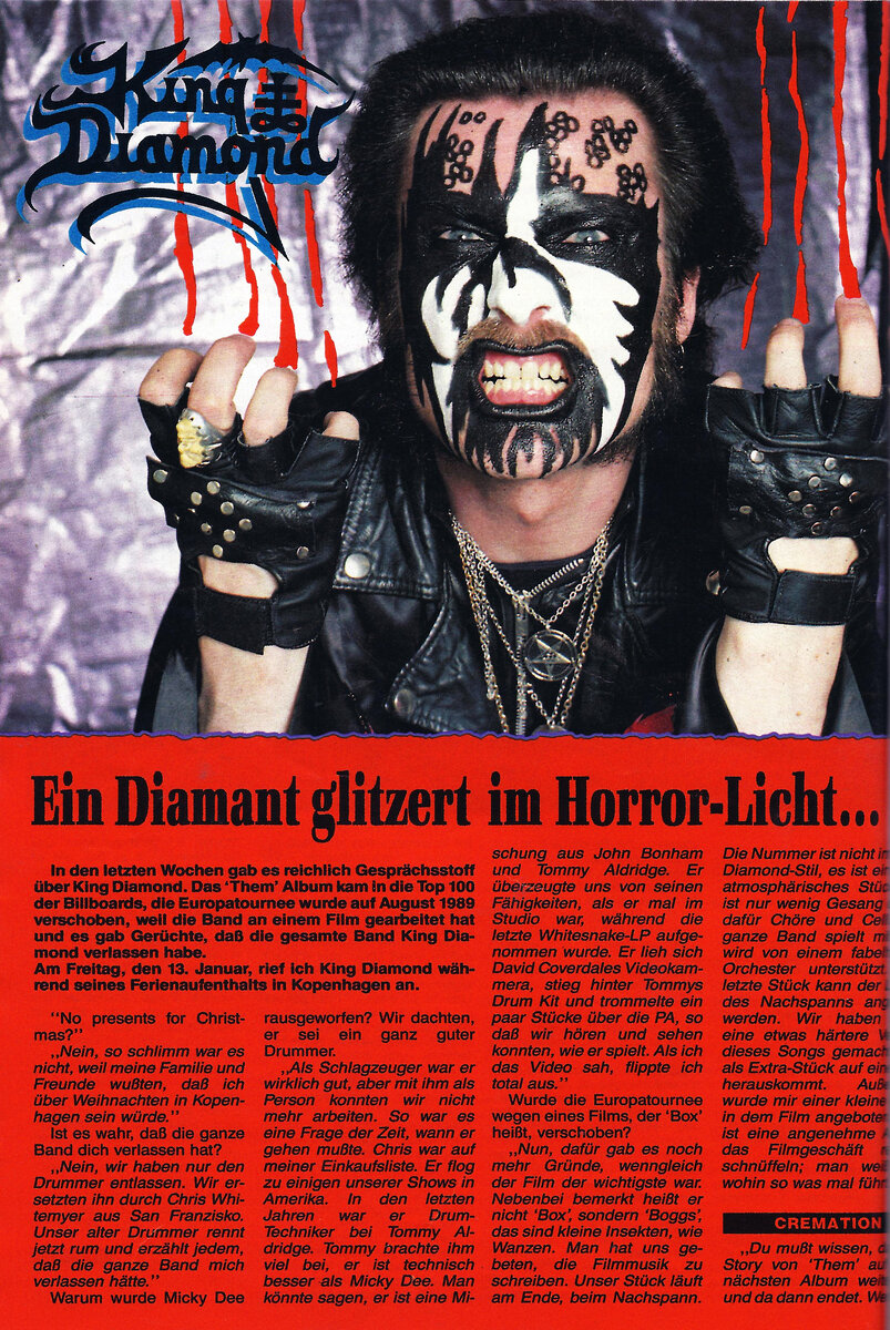 Страница журнала Metal Hammer