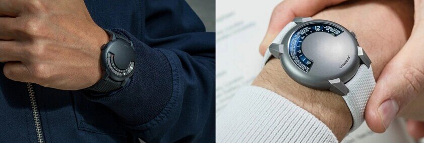    Так часы смотрятся на руке. Фото: Urwerk