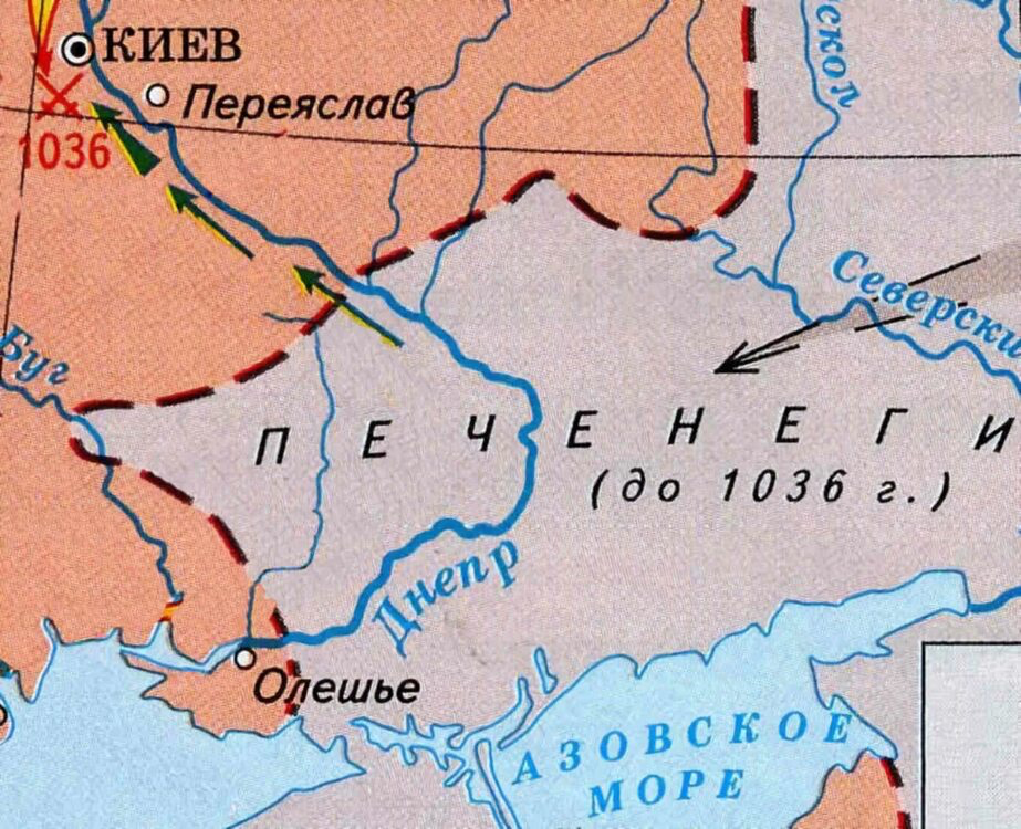 Разгром печенегов год киевом. Разгром печенегов под Киевом в 1036 г. Разгром печенегов 1036. Печенеги 10 век карта. Разгром печенегов Ярославом мудрым карта.