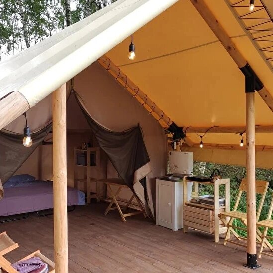 Лёгкая конструкция в которой есть всё необходимое для проживания 