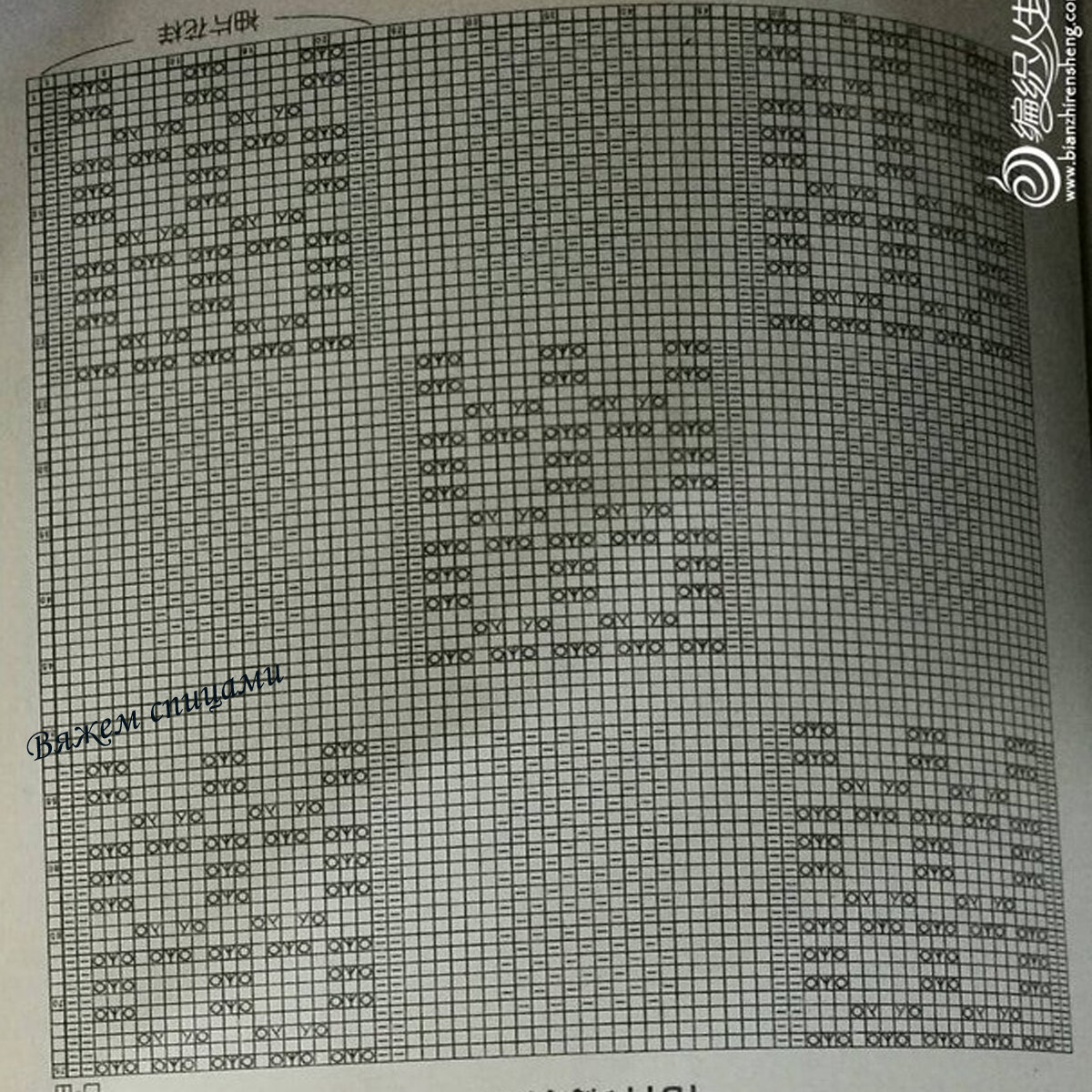 Схема узора