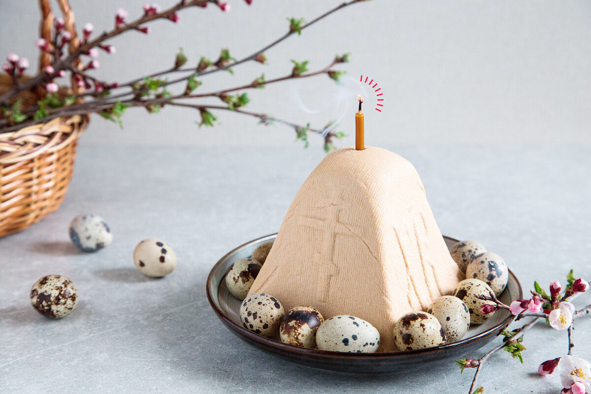     Простой рецепт с фото: готовим творожную пасху