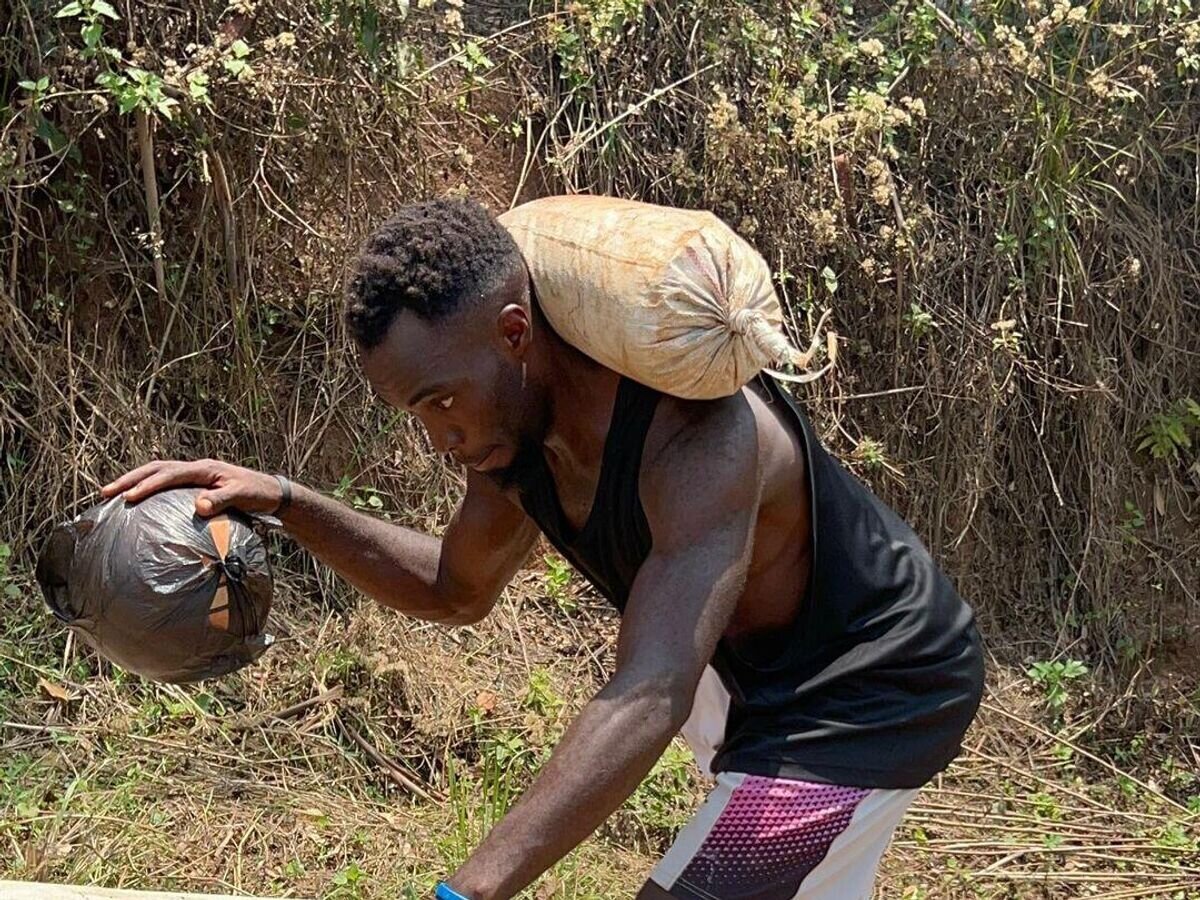    Камерунский баскетболист Нкейн Кеннеди© Фото : Социальные сети Нкейна Кеннеди