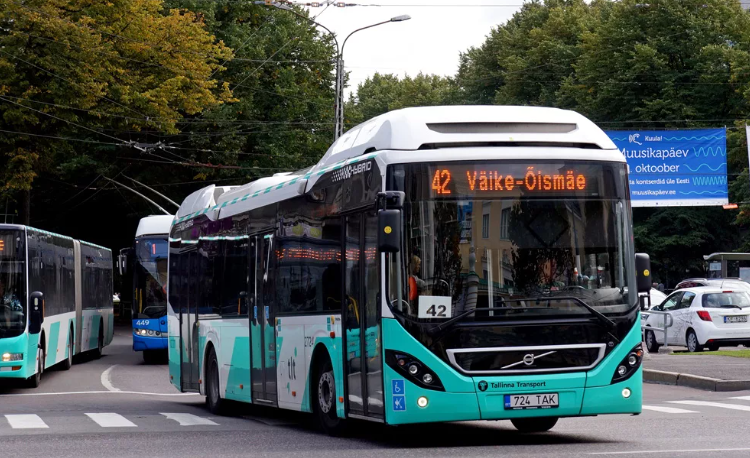 Таллинский автобус еще не стал полностью зеленым (фото с сайта ttransport.ru)