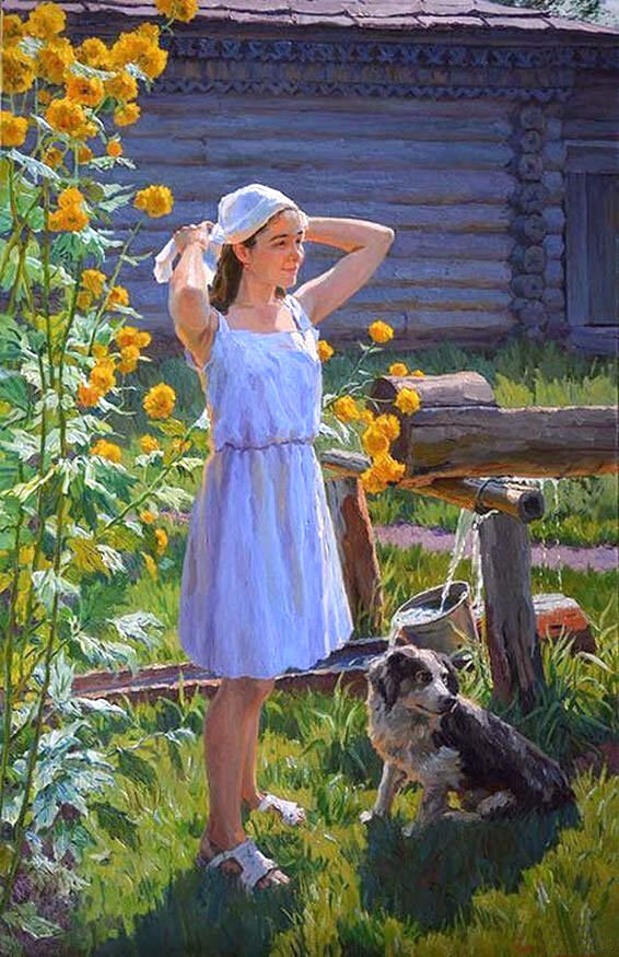 Художник Евгений Балакшин.