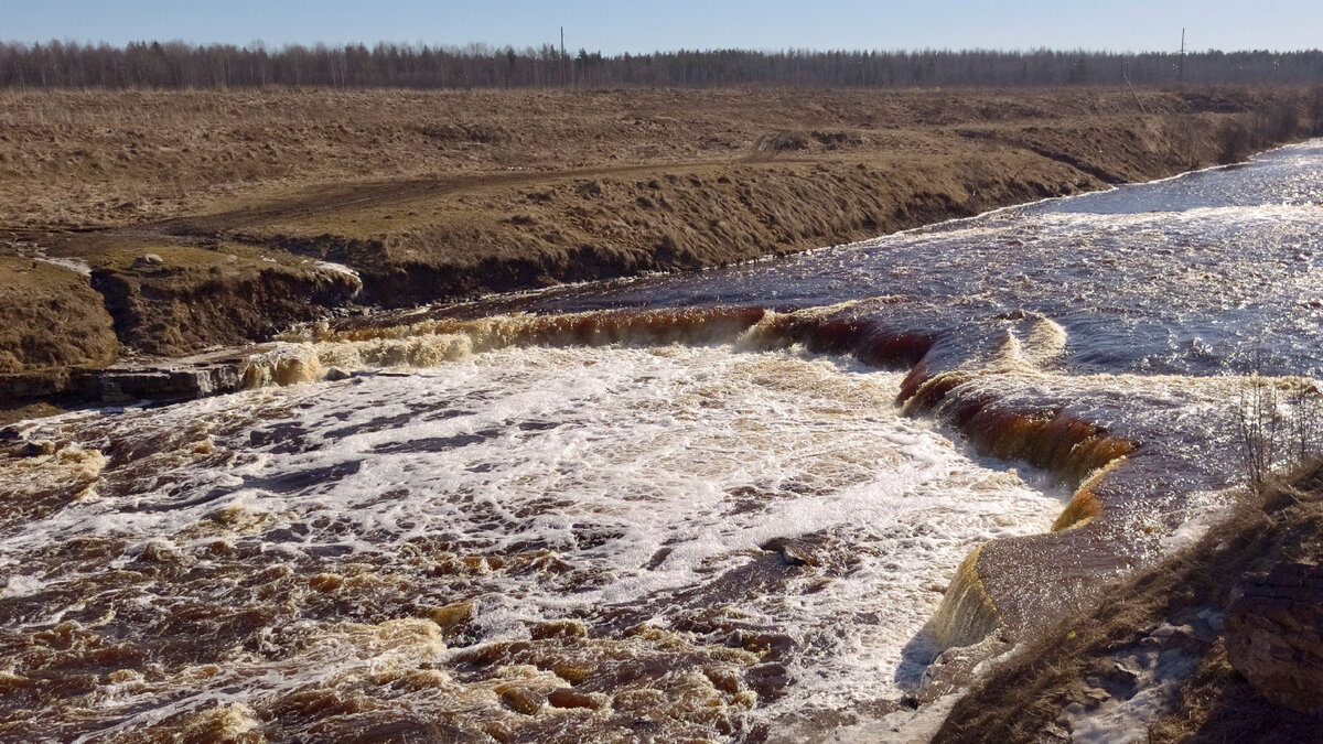 Большой Тосненский водопад