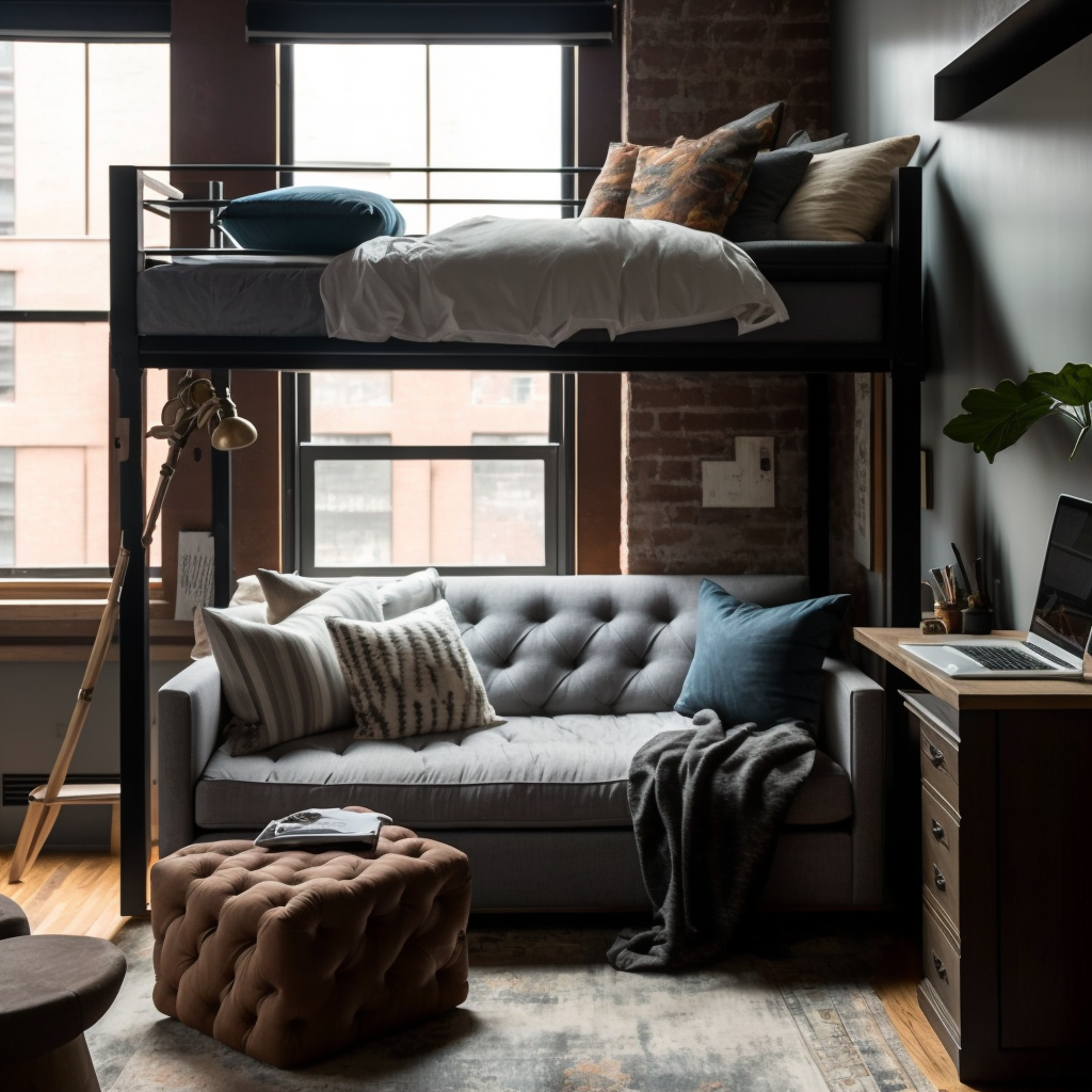 Стандартная кровать с диваном