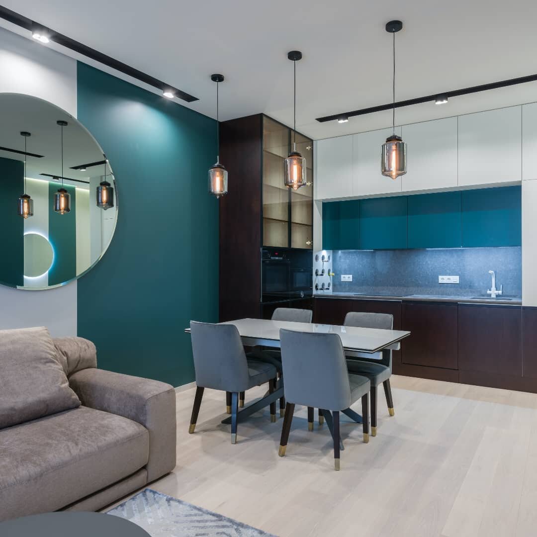 2. Оттенки синего в интерьере  