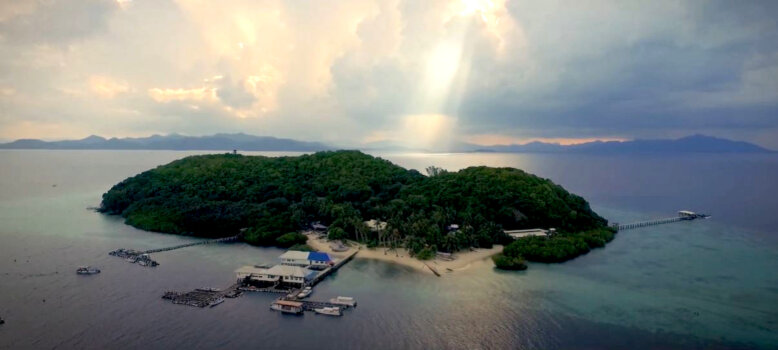 Жемчужная ферма на острове