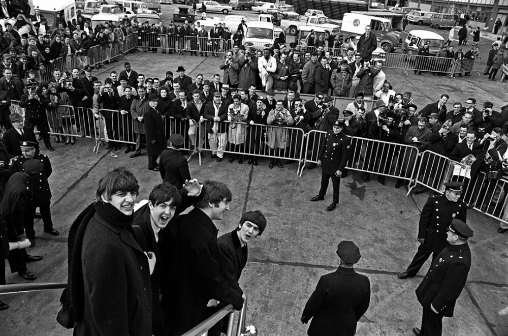 The Beatles прибывают в Вашингтон. Источник: flickr.com