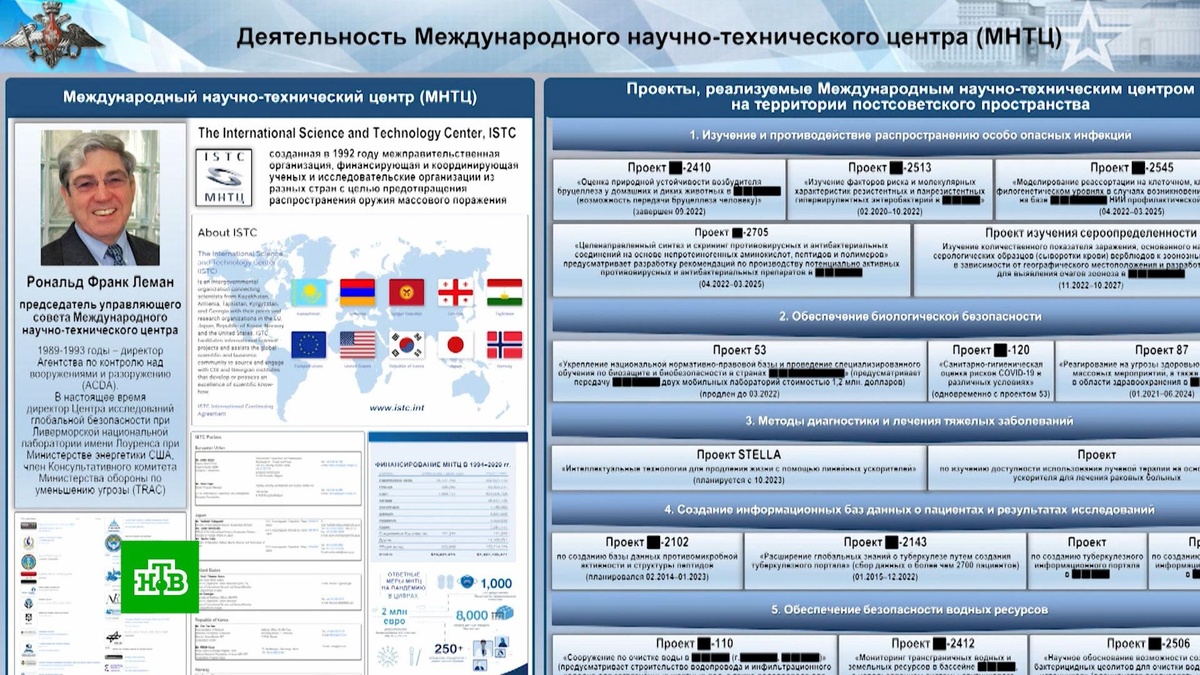    Минобороны РФ: США снова начали строить биолаборатории на Украине