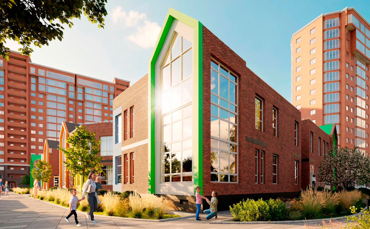 Детский сад на территории жилого комплекса.