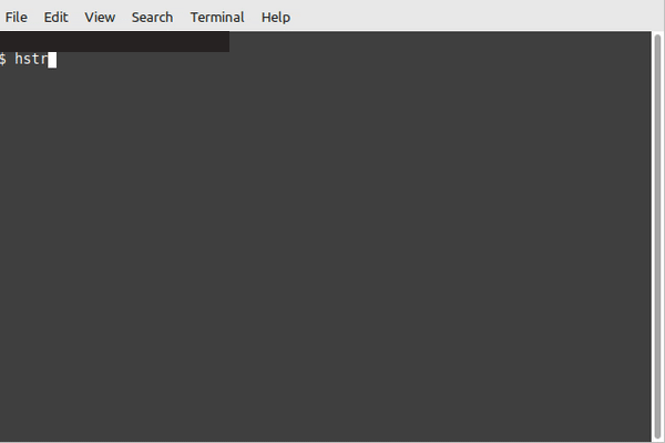 Поиск команд с помощью hstr