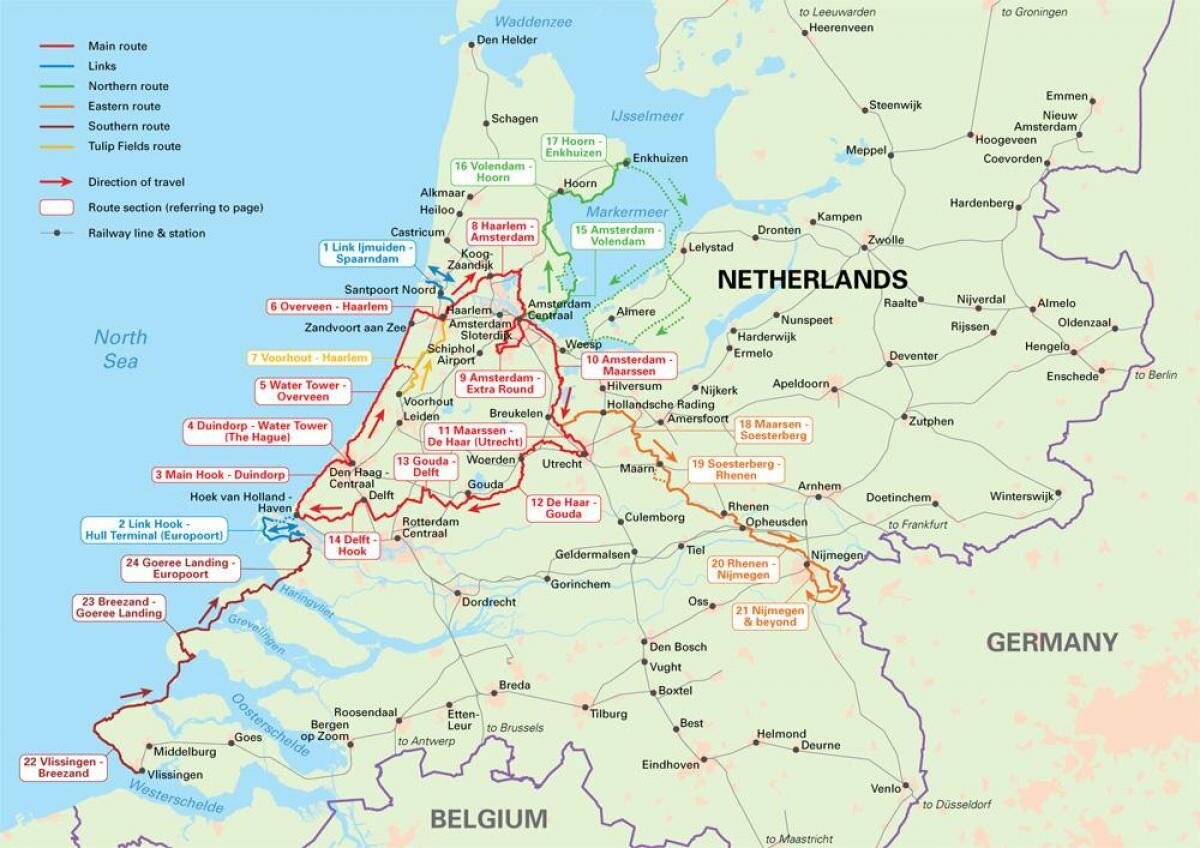 Нидерланды на карте. Город Гаага на карте Нидерландов. Расположение Нидерландов на карте. Роттердам на карте Голландии. Туристическая карта Голландии.