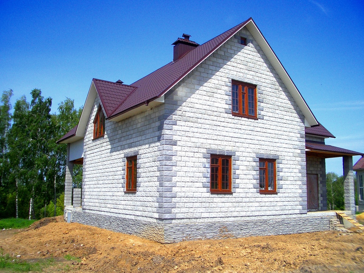 дом из пеноблока