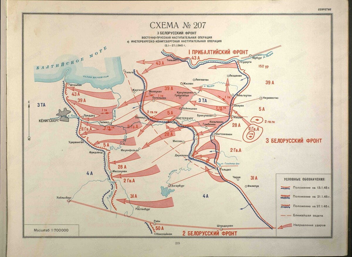 Восточно прусская операция карта