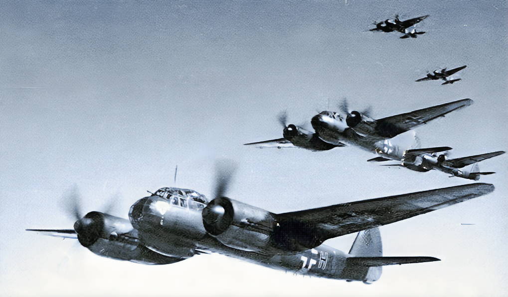 Многоцелевой самолёт люфтваффе Junkers Ju 88.