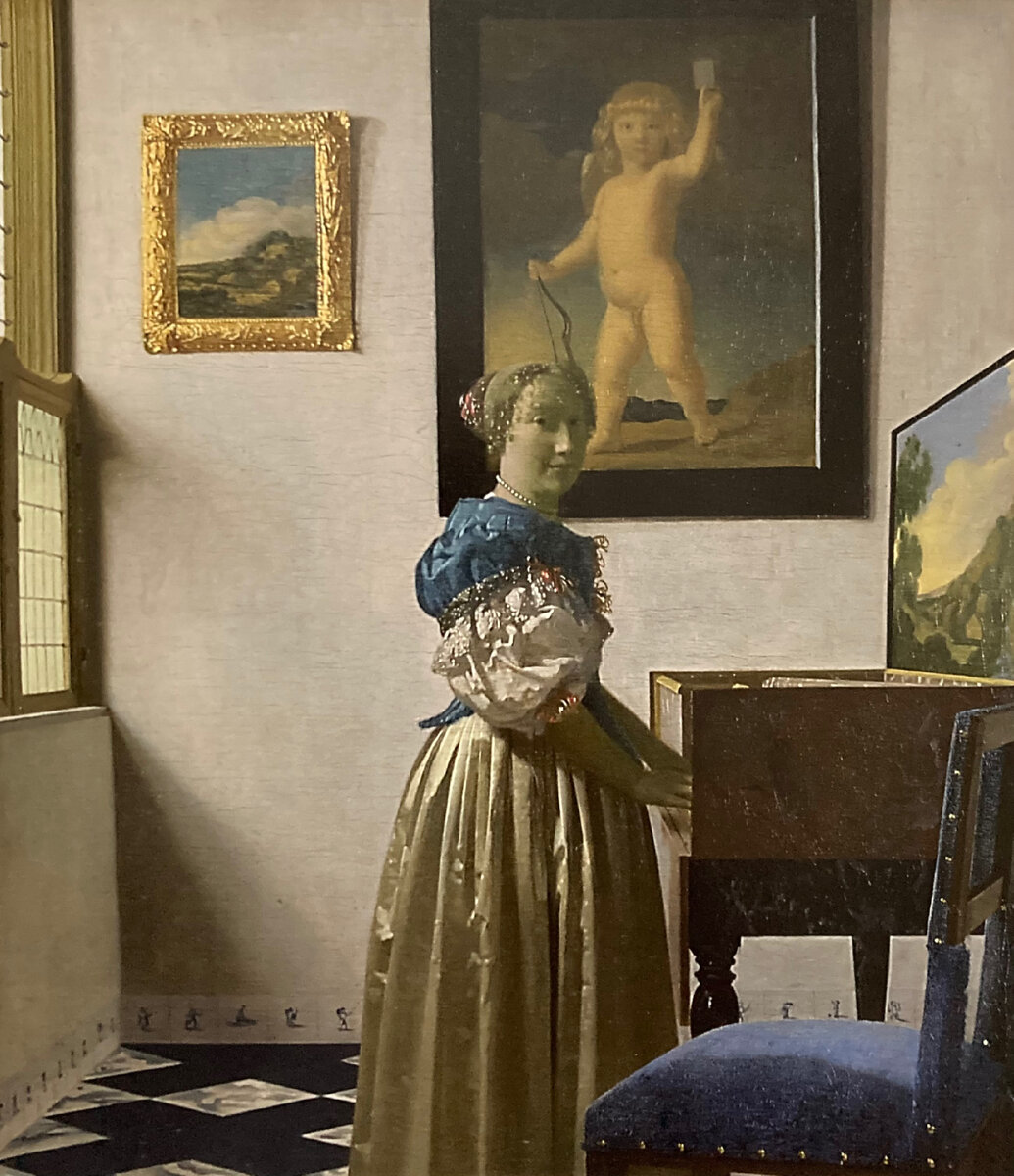 «Молодая дама,стоящая у виргинала»