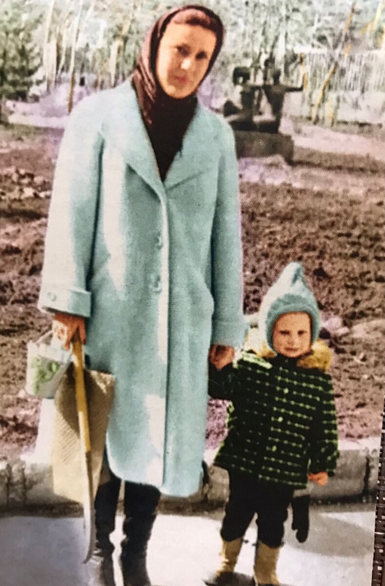 С маленьким сыном Николаем