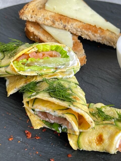 Омлет с кабачком