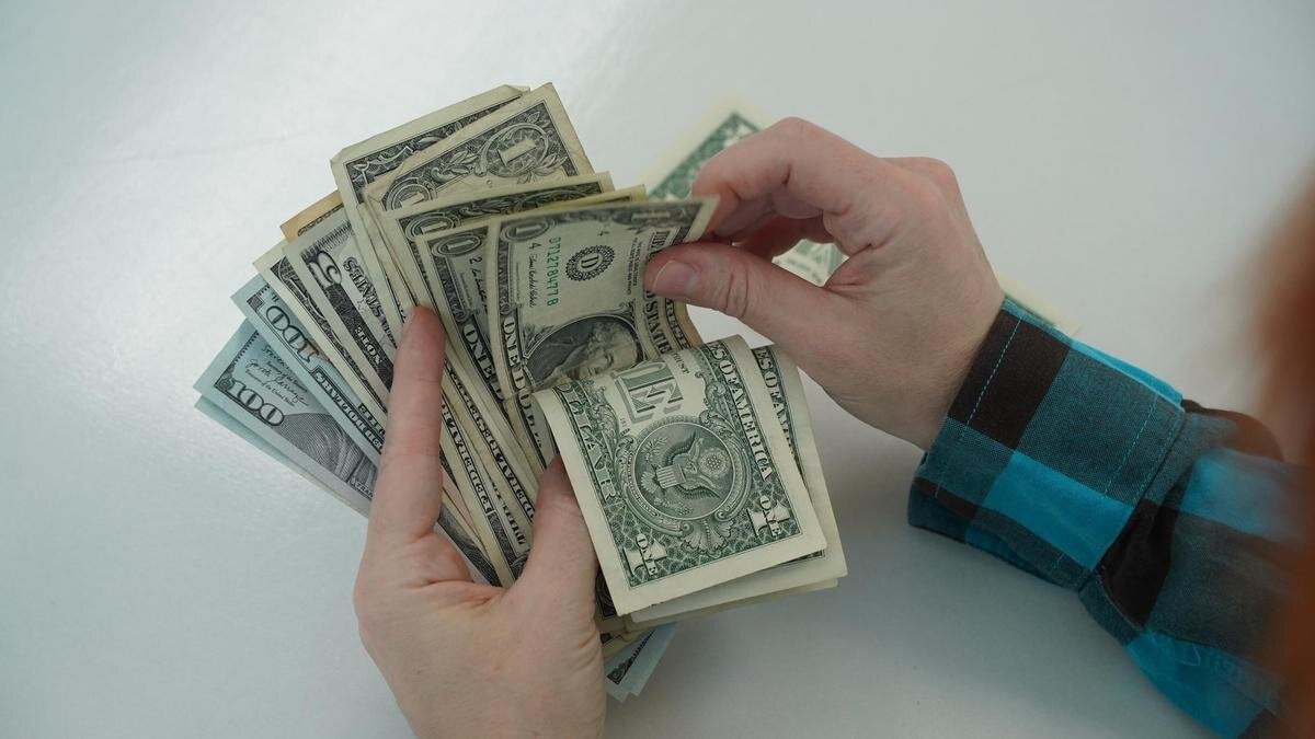    Доллары в руках.:NUR.KZ/Владимир Третьяков