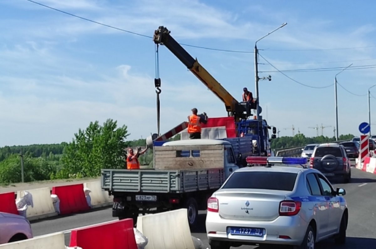    Ремонт Коммунального моста в Томске идет с опережением графика