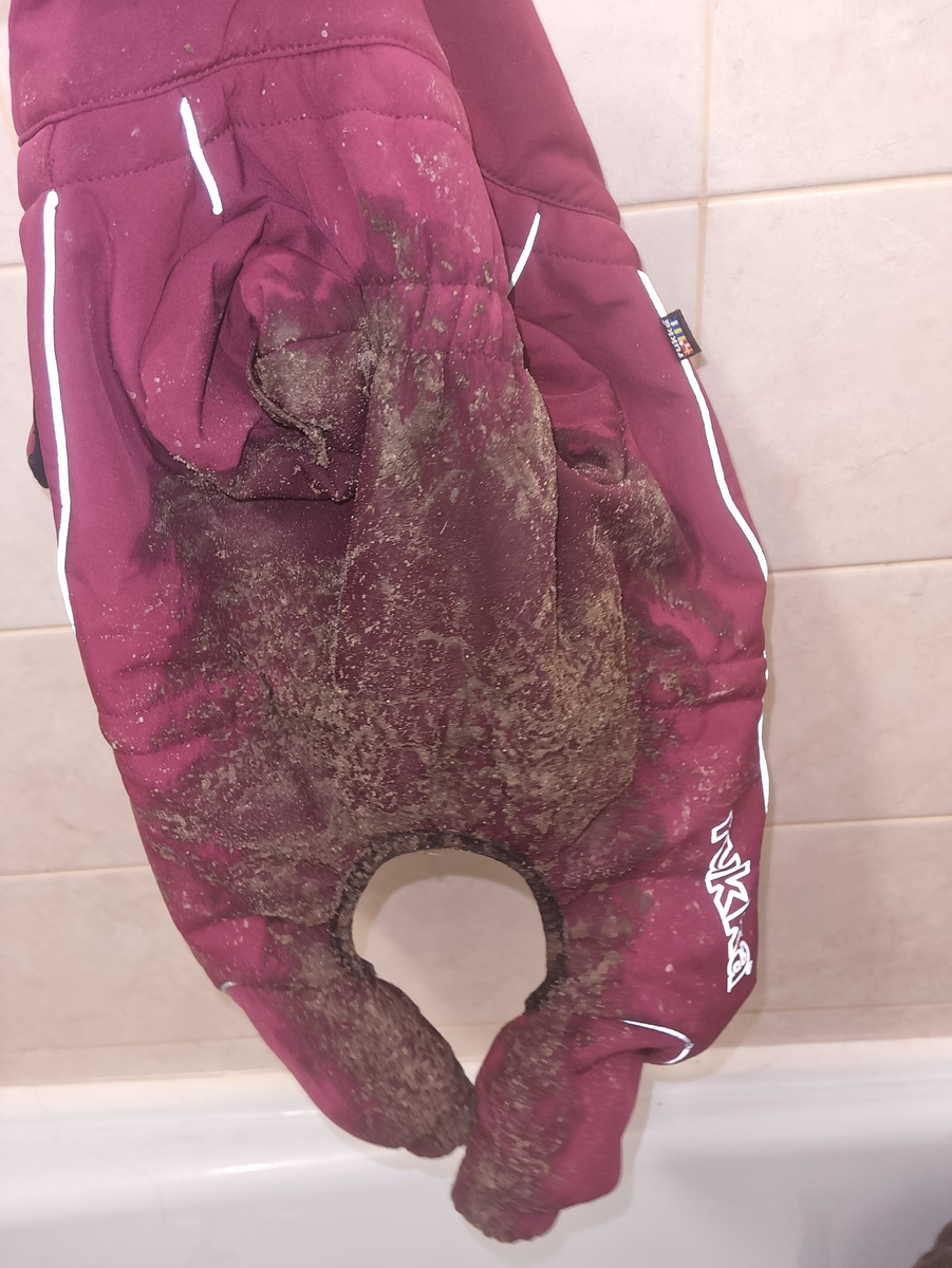 Комбез после прогулки в лес