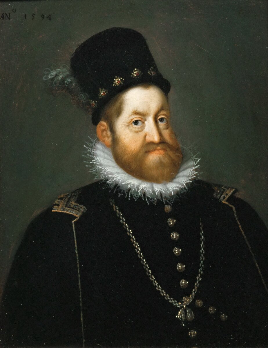 Йозеф Хейнц (Старший). Портрет императора Рудольфа II. 1594. Музей истории искусств, Вена