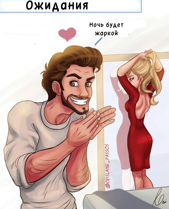 Художница из Бразилии придумала любовную историю в комиксах, которые ...