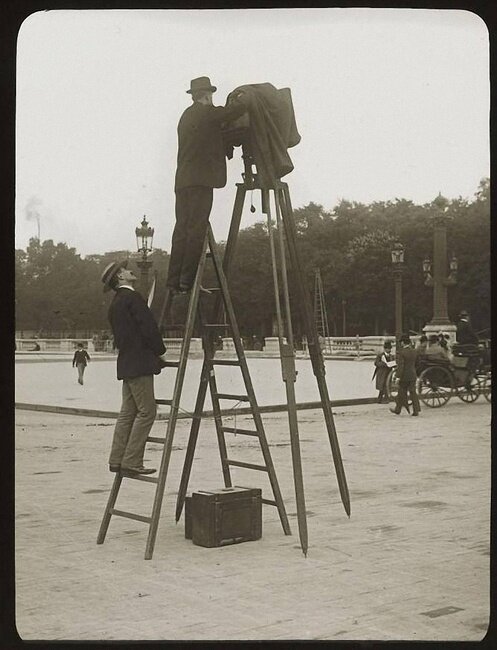 Париж. 1910. Фото Морис Баке.