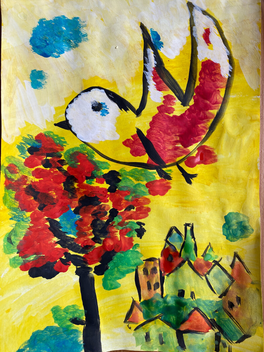 Фото автора. Петино осмысление творчества Шагала 