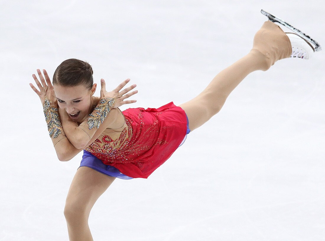 Анна Щербакова Skate America