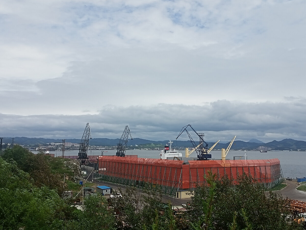 Так выглядит акватория Находки