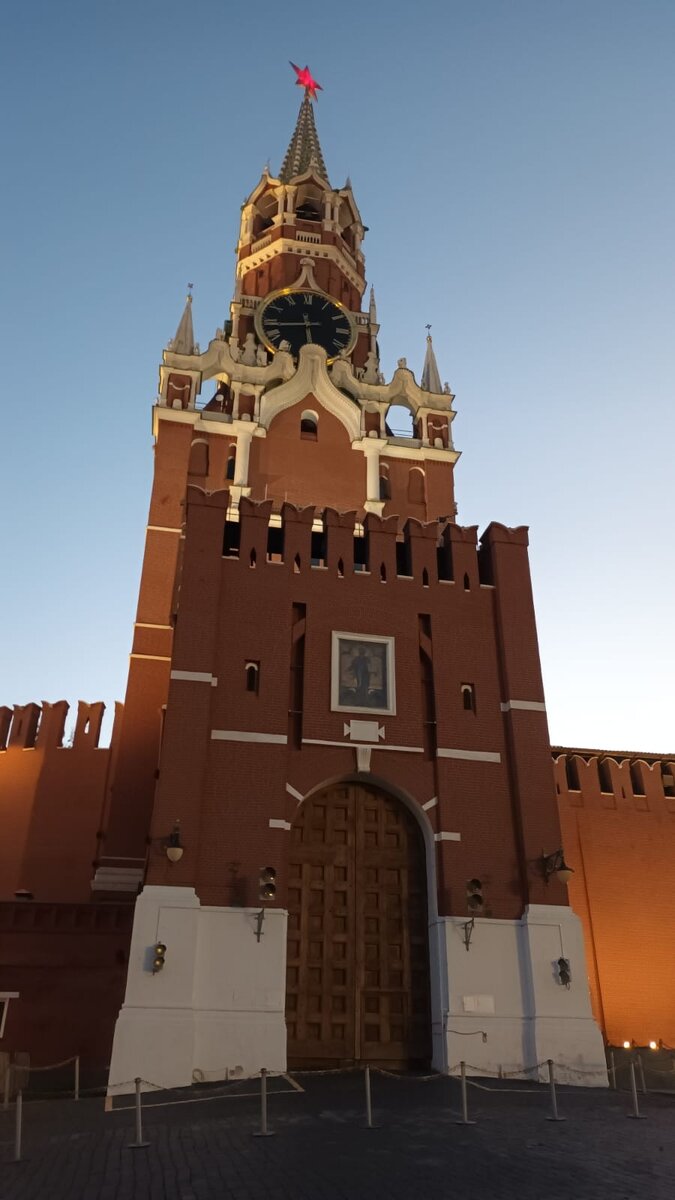 Спасская башня Кремля. 