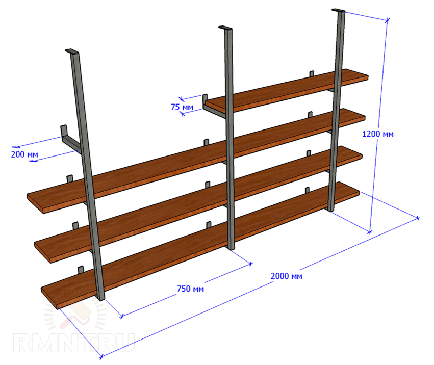 Как правильно собрать металлический стеллаж