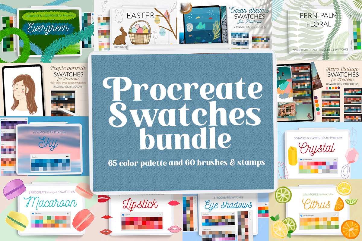 Автор кистей, палитр и иллюстраций: Елена Маслова