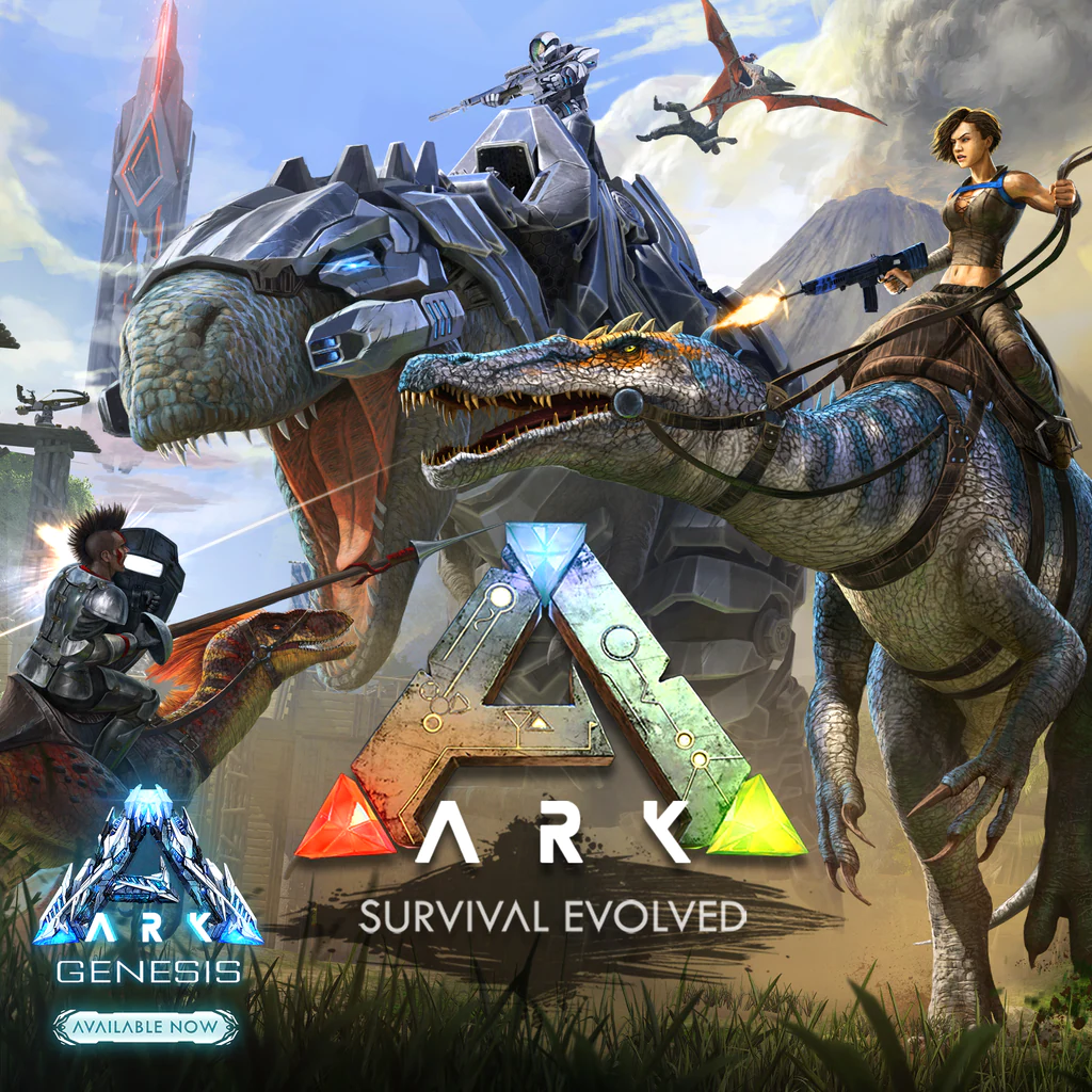 Ark Survival Evolved ps4 обложка