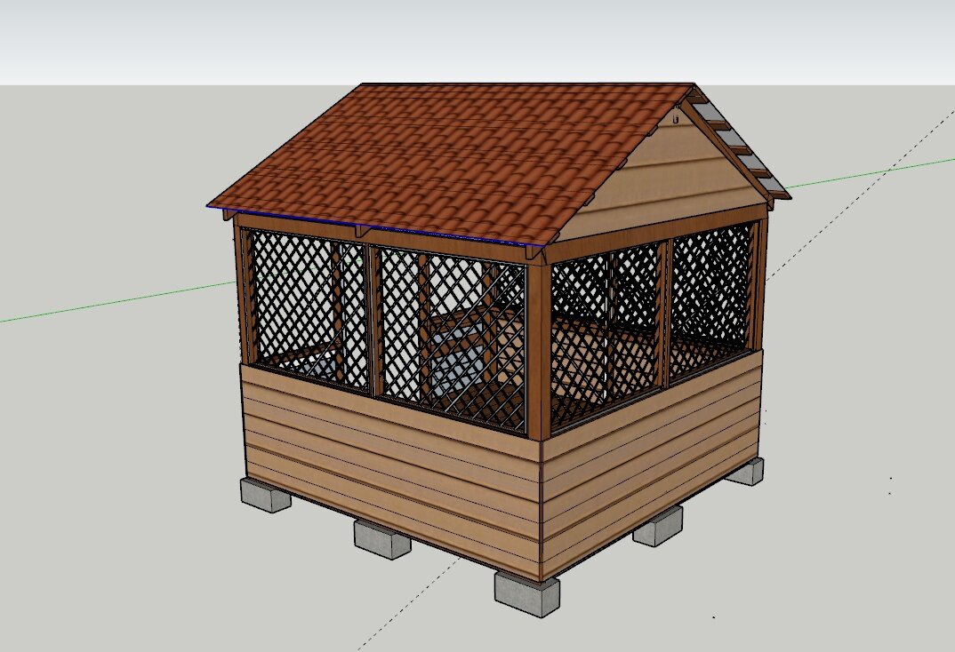 Wood Gazebo Plans MyOutdoorPlans Free Woodworking Plans and Projects, DIY Shed, 