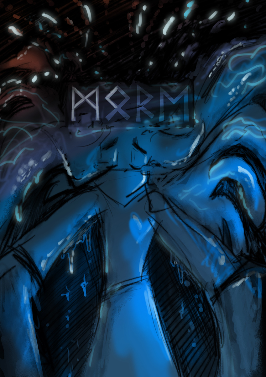 Автор рисунка: MvLeksa, "Море: Ночь"