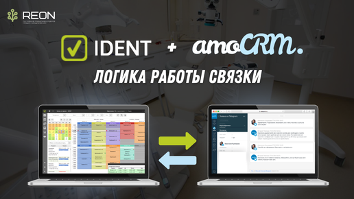 Логика работы связки между IDENT и amoCRM I Связка для автоматизации стоматологии