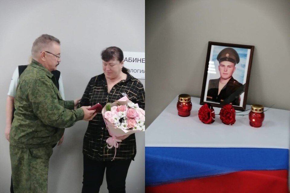     Матери погибшего на СВО бойца Романа Шефера вручили орден Мужества. Фото: администрация Чулымского района