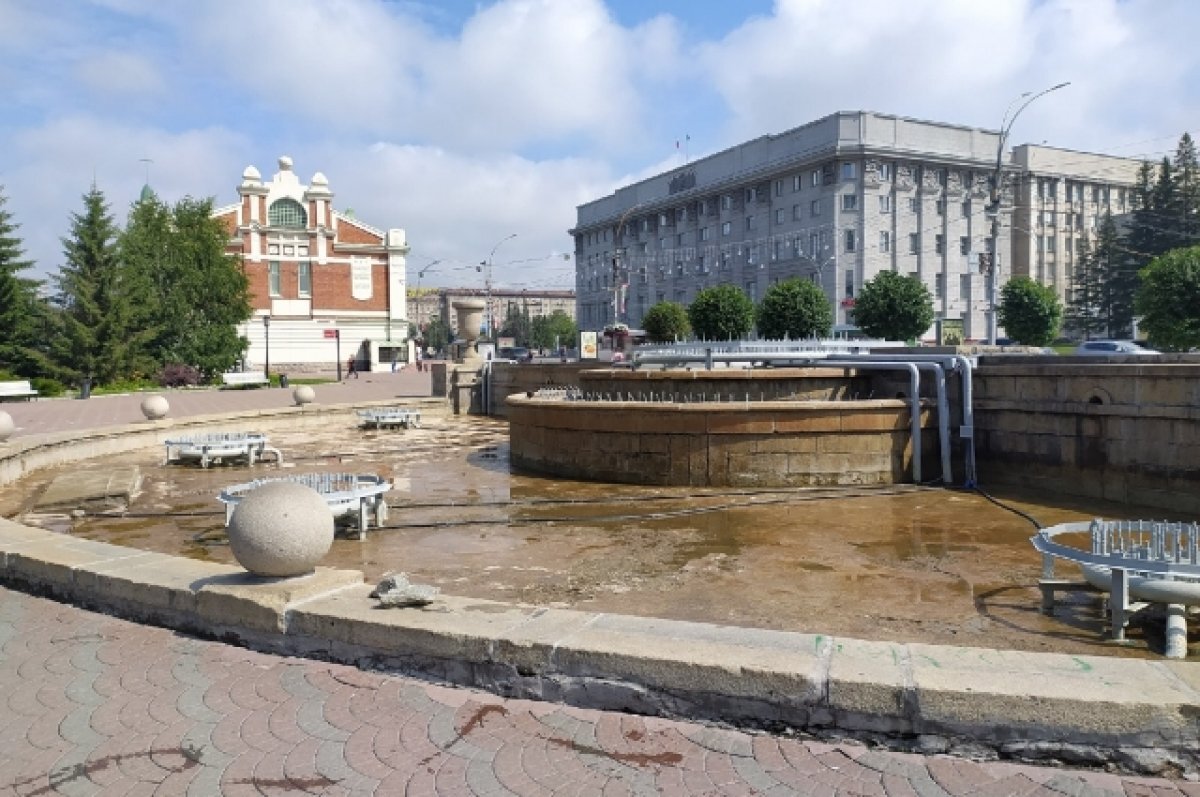    В Новосибирске назвали дату запуска фонтантов