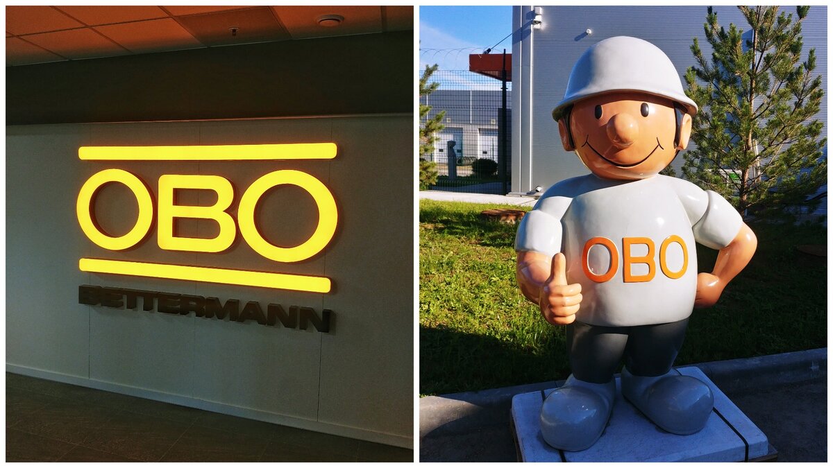 Логотип и талисман компании OBO Bettermann 