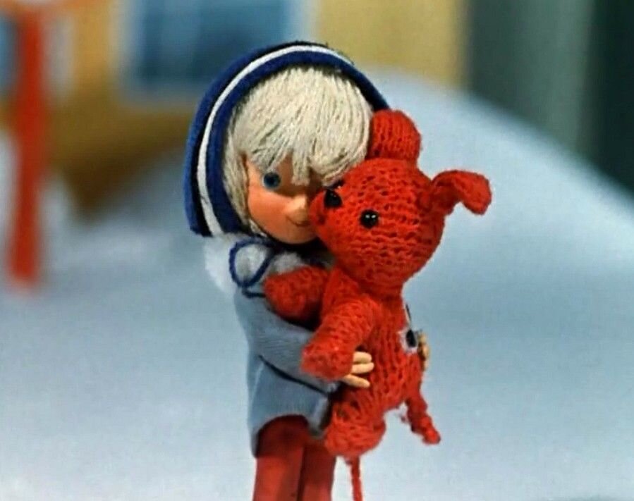 Кадр из мультфильма "Варежка".