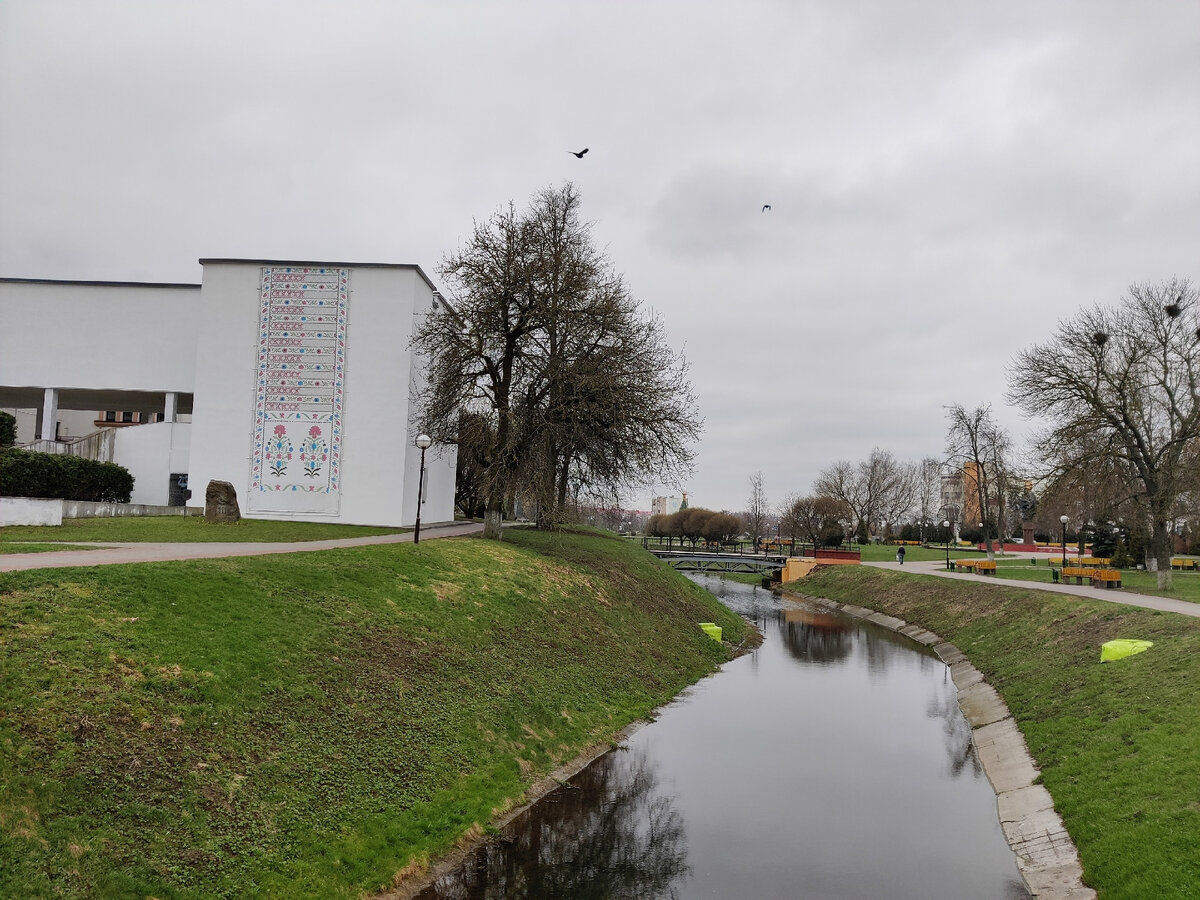 Бычок в центре города Слуцка